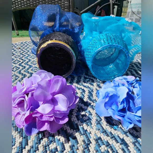 Frozen Theme Glass Centerpieces storage